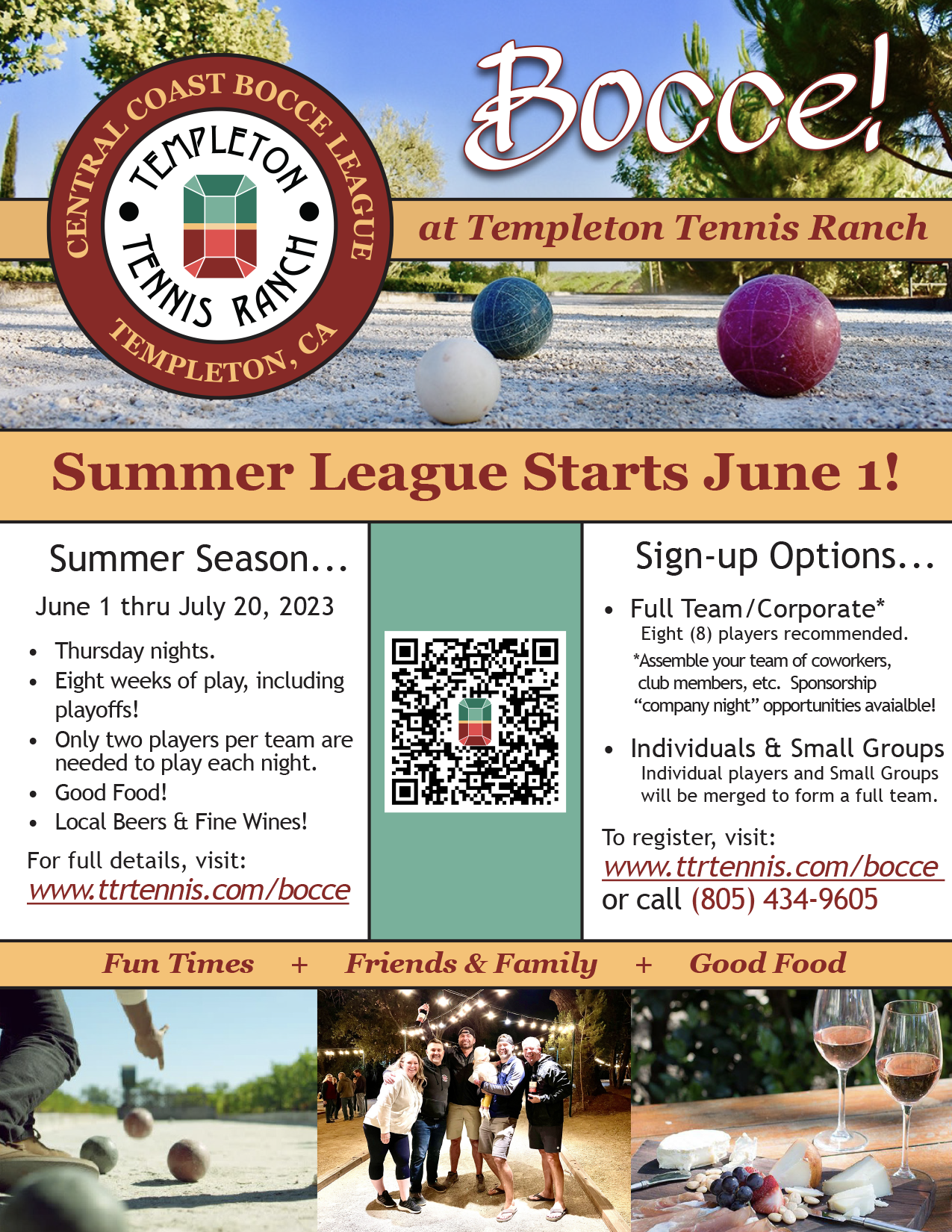 Bocce Templeton Tennis Ranch